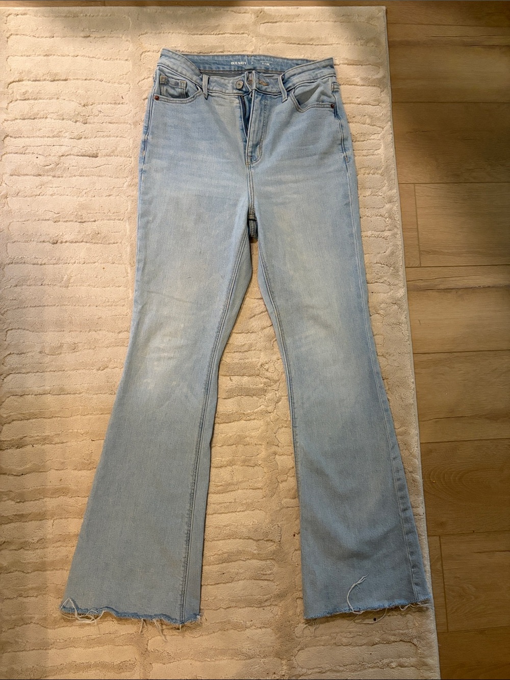 Old Navy Light Wash Women's Wide Leg Flare Jeans